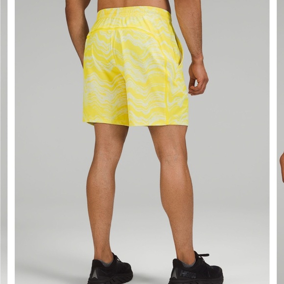 Lululemon Other - Lululemon Pace Breaker Short Men Size  S  *LL Athletic 9" Yellow Gym EUC